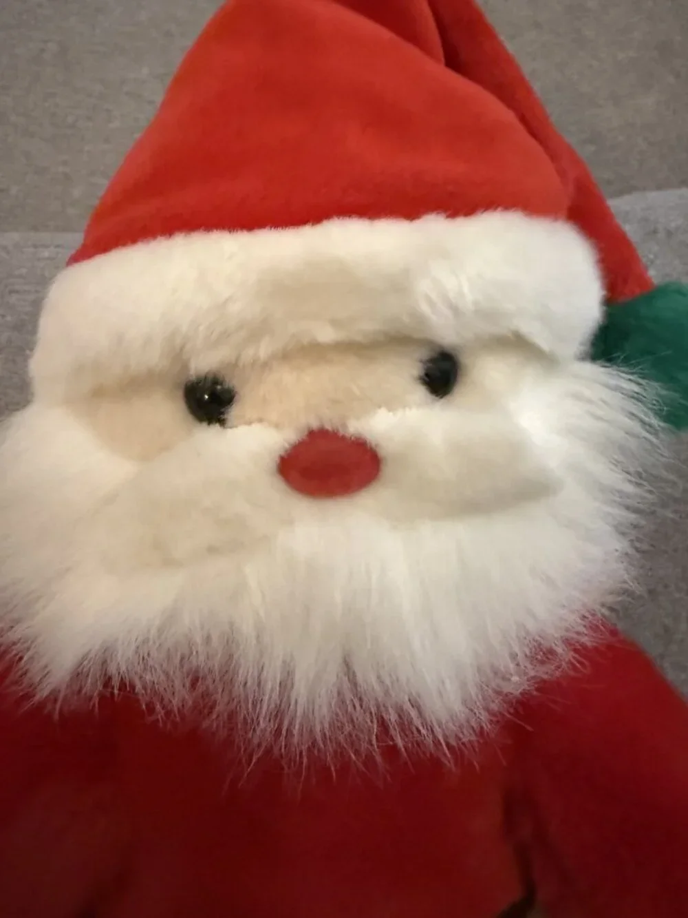 VTG Retired TY Beanie Plush Santa